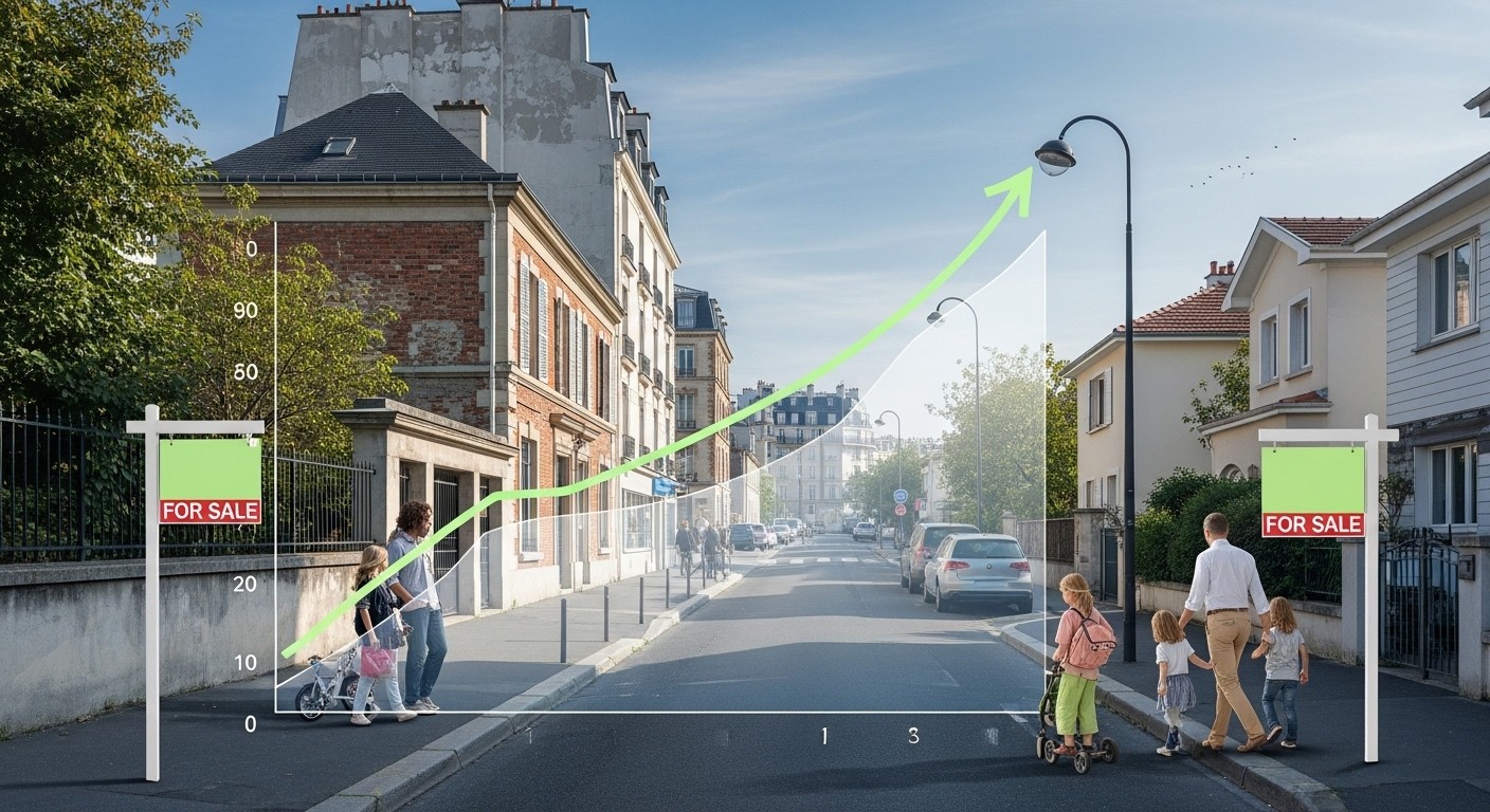 Après deux ans de baisse, les prix des logements anciens grimpent de 1,1 % en 2025 en France, avec +0,7 % en Île-de-France. Transactions en forte hausse : analyse complète et perspectives.