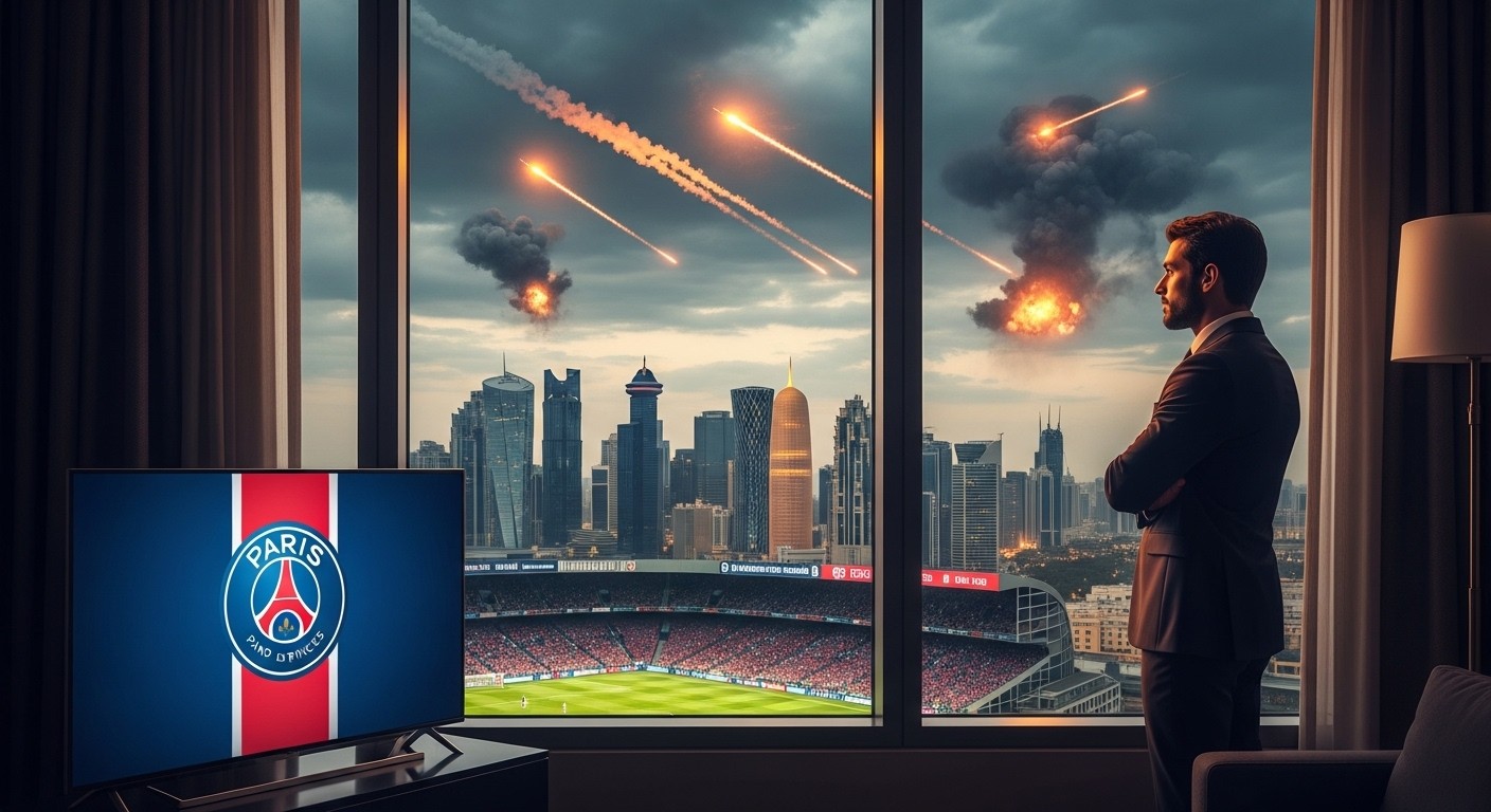 Découvrez pourquoi le président du PSG, Nasser Al-Khelaïfi, rate le choc contre Chelsea en Ligue des champions à cause du conflit au Moyen-Orient. Impact sur le club et ambiance au Parc.