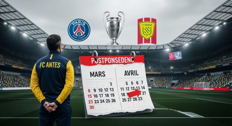 PSG-Nantes Reporté : Fatalisme Nantais Face à la C1