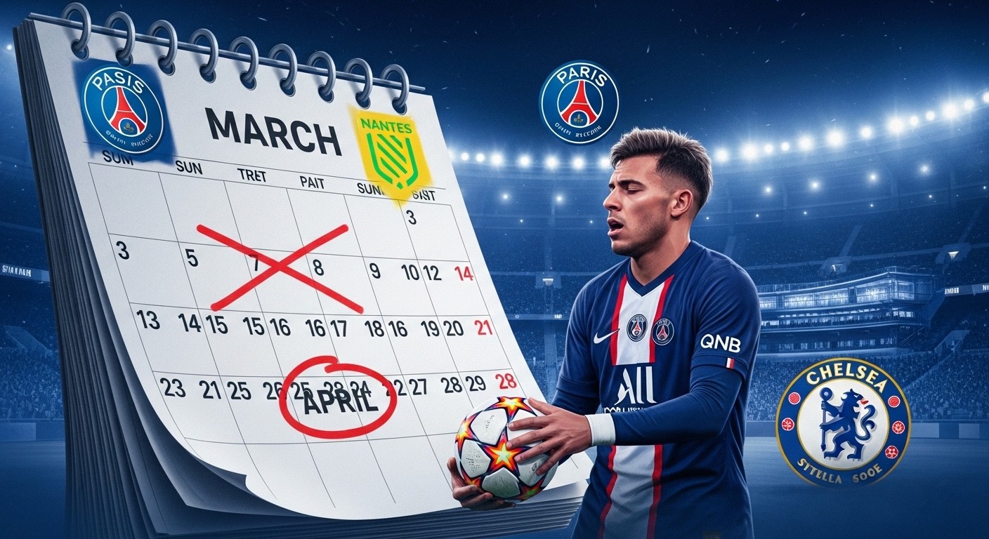 Le match PSG-Nantes de Ligue 1 est décalé à la semaine du 20 avril pour offrir plus de repos aux Parisiens entre leurs huitièmes de finale contre Chelsea en Ligue des champions. Une décision qui fait débat.