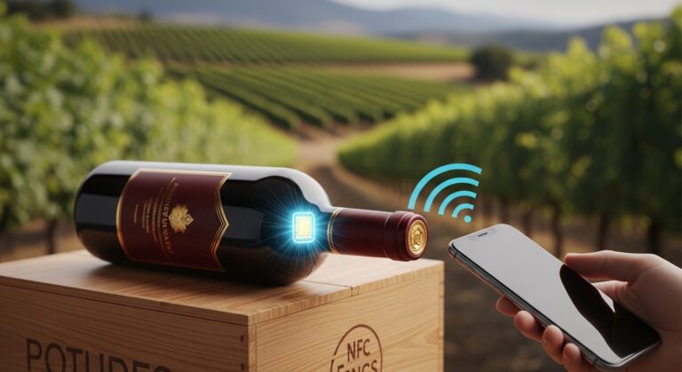 Puces RFID pour Protéger Vin et Champagne des Contrefaçons