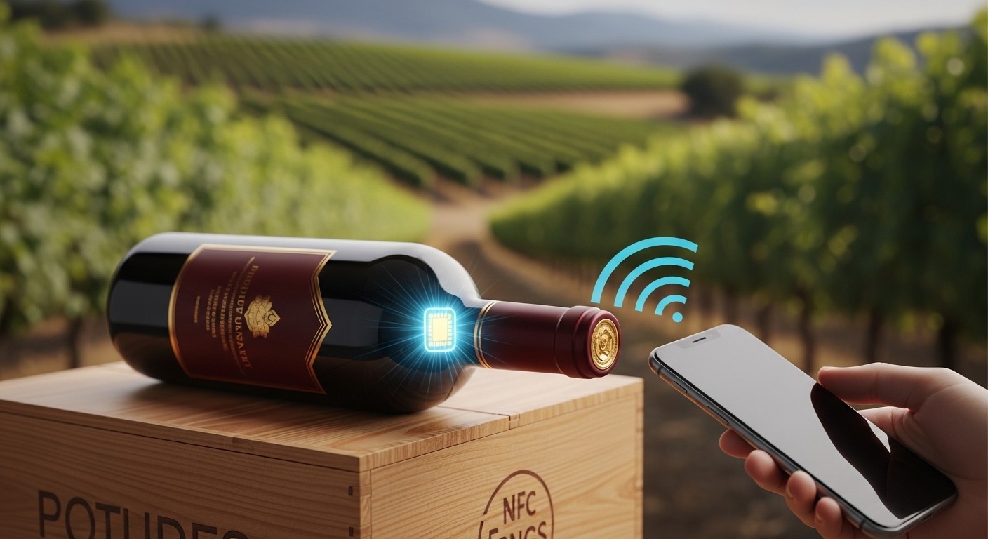 Découvrez comment des puces RFID-NFC révolutionnent la traçabilité du vin et champagne contre les contrefaçons, avec une PME normande en pointe et de nouvelles normes européennes boostant l'innovation.
