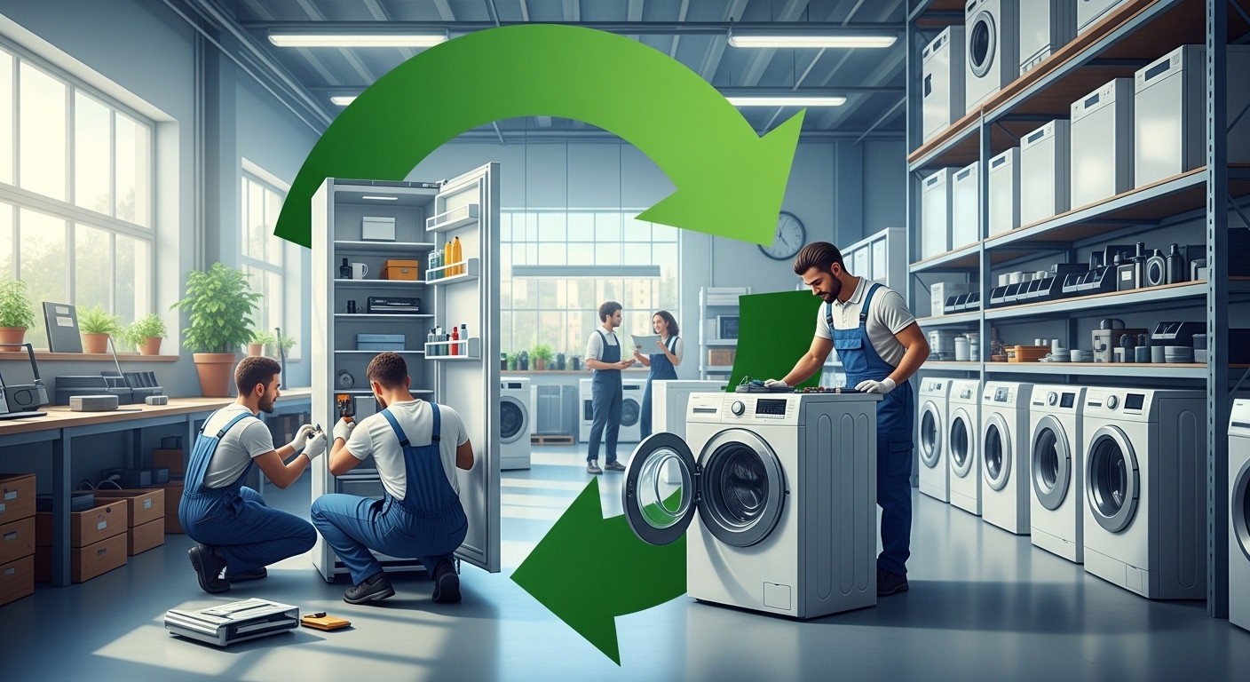 Découvrez comment le reconditionné électroménager explose en Île-de-France avec de nouveaux ateliers, emplois en insertion et jusqu'à 50% d'économies. Une initiative éco-solidaire qui change la donne !