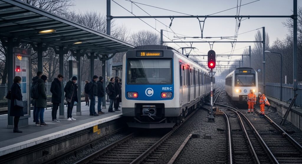 RER C Perturbé : Deux Incidents Majeurs ce Matin