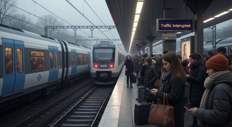 RER E Bloqué : Accident Grave Entre Chelles et Noisy