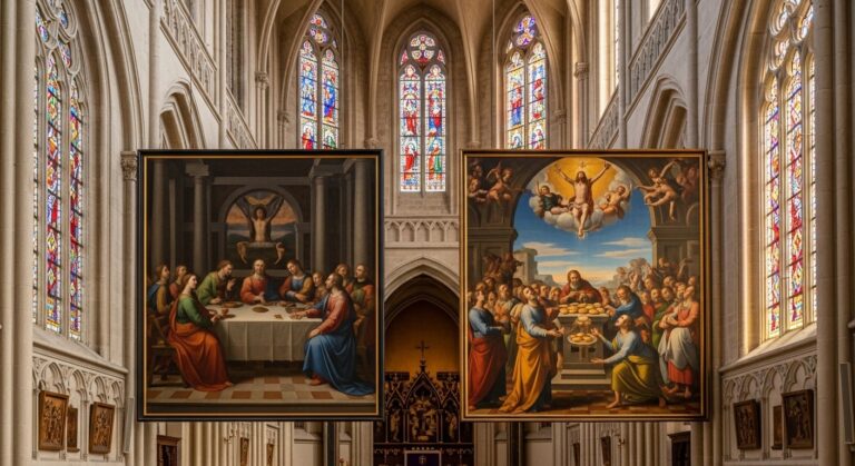 Restauration Tableaux Église Bonneval : Deux Trésors Retrouvés