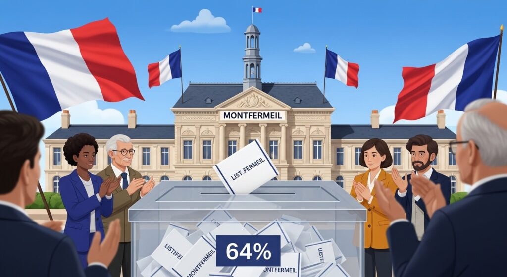 Résultats Municipales 2026 Montfermeil : Victoire Large au 1er Tour