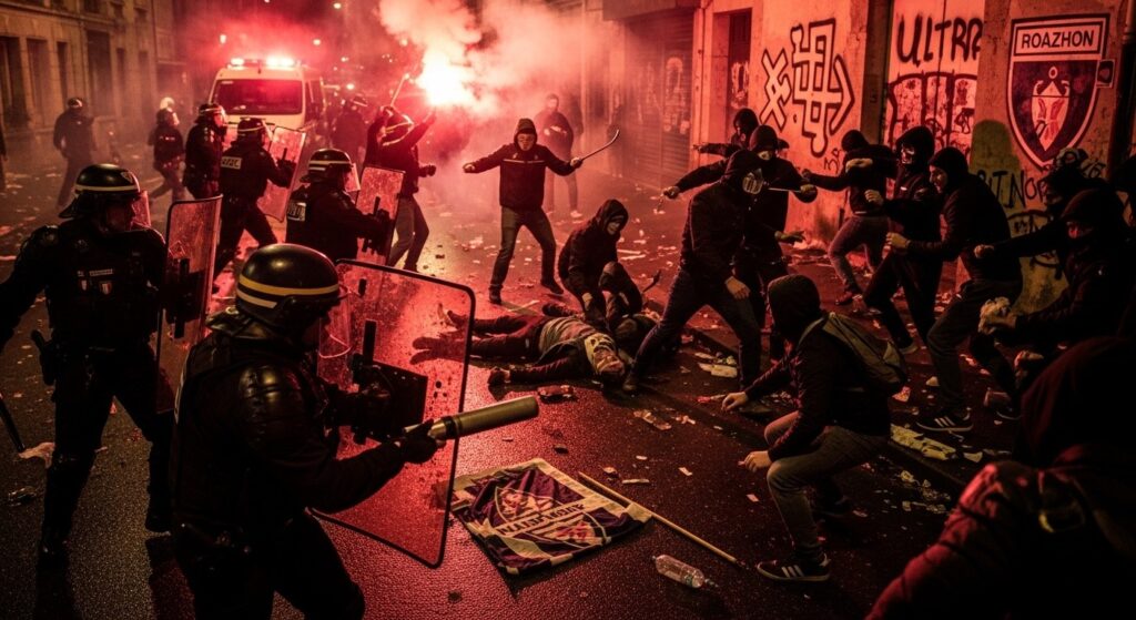 Rixe Supporters Rennes Lille : Blessé Grave Avant Ligue 1