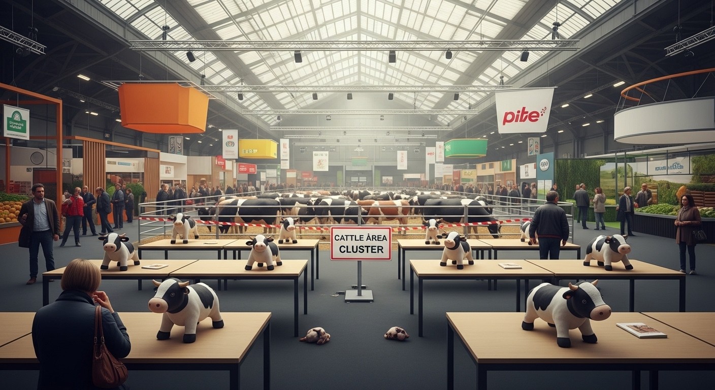 Le Salon de l'Agriculture 2026 a enregistré une baisse spectaculaire de 27,9 % de visiteurs, avec seulement 437 402 entrées contre 607 000 l'année précédente. L'absence totale des bovins a créé un vide immense : décryptage des causes.