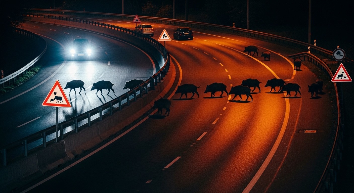 Des sangliers errent sur le périphérique toulousain depuis mi-février, provoquant alertes et risques d'accidents. La préfecture prépare une opération avec possibles tirs pour les éloigner. Décryptage de cette situation inhabituelle en zone urbaine.