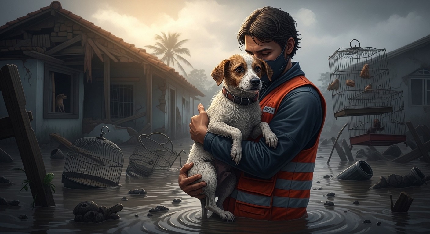 Découvrez les histoires touchantes de chiens, chats et perruches sauvés des inondations dévastatrices dans le Minas Gerais au Brésil. Des actes d'héroïsme animalier au cœur de la tragédie.