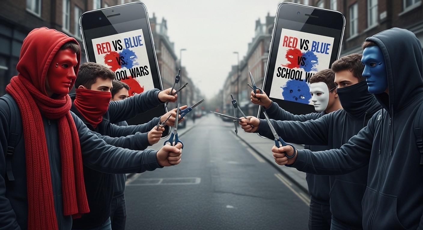 Découvrez les "school wars", trend viral sur les réseaux qui pousse des ados britanniques à des rixes armées entre écoles. Risques, réactions des autorités et ce que ça dit de notre époque.