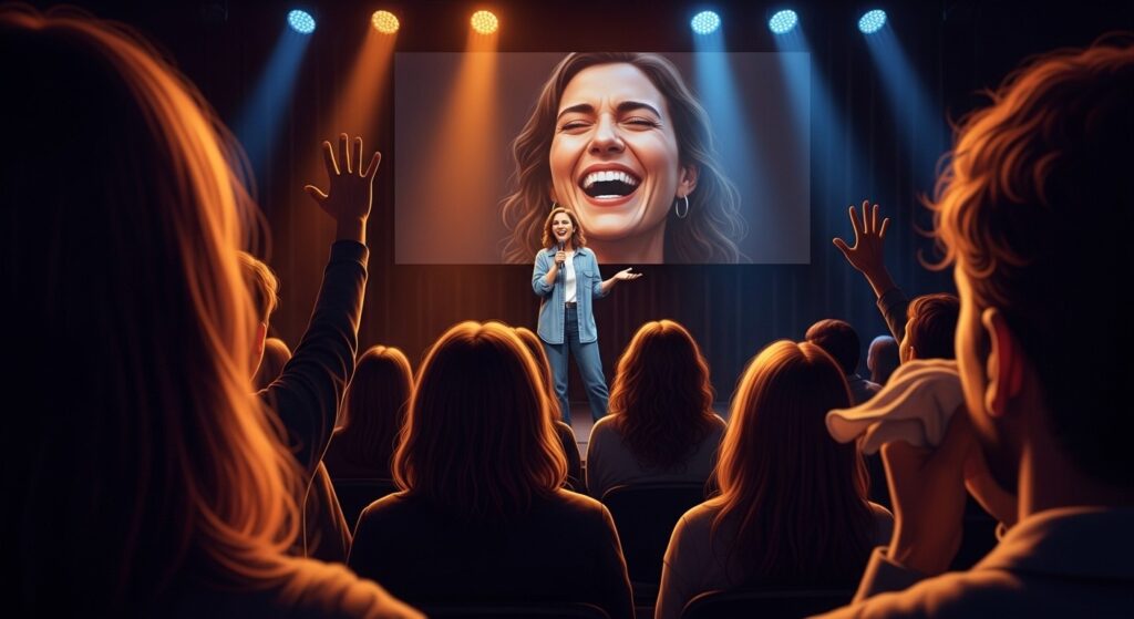 Shirley Souagnon Révolutionne l’Humour Participatif