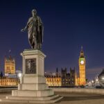 Statue de Churchill Taguée « Free Palestine » : Arrestation à Londres