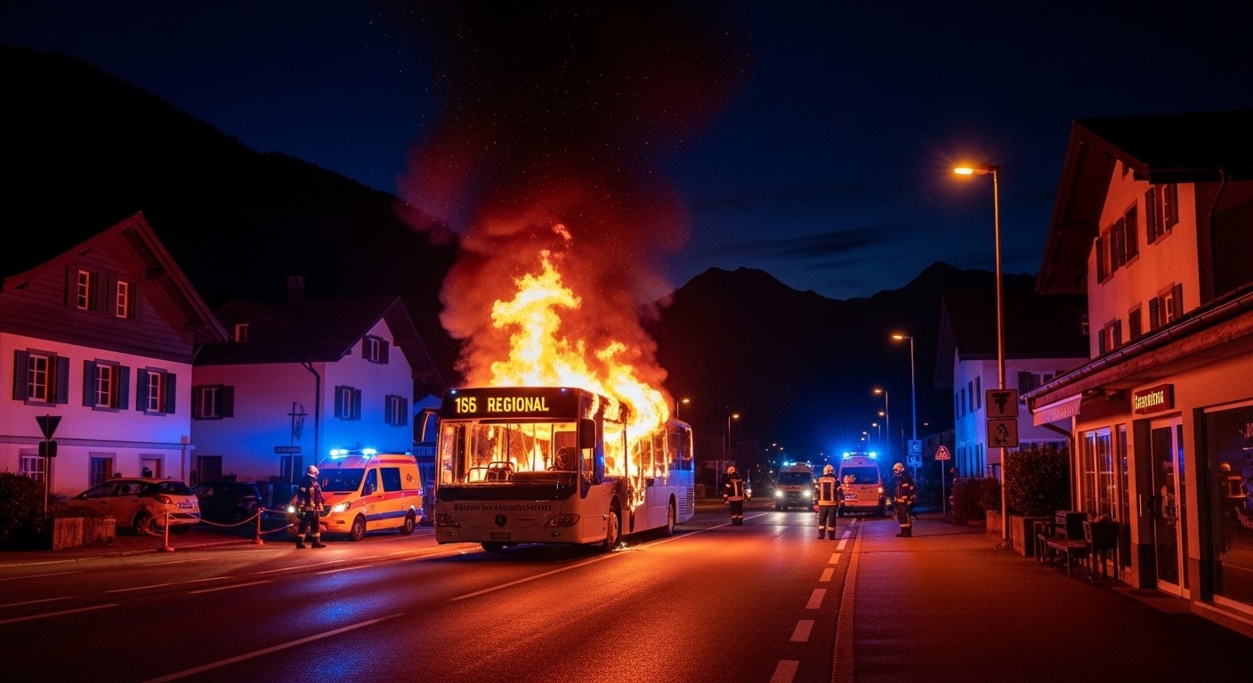 Tragédie en Suisse : un autocar prend feu à Kerzers, faisant au moins 6 morts et 5 blessés. La piste d'un acte volontaire est privilégiée. Détails et enquête en cours.