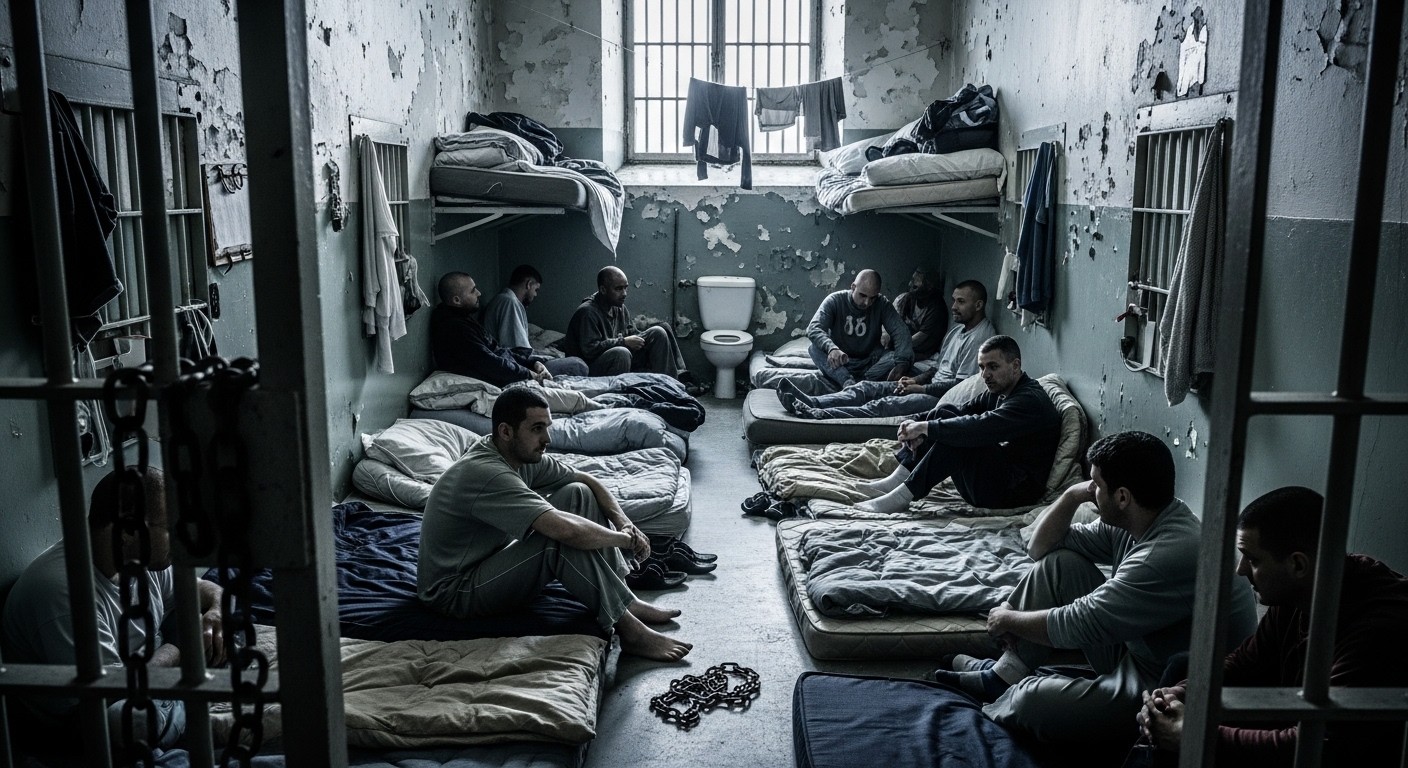 Les prisons françaises atteignent 86 645 détenus en février 2026 avec 136,9 % de densité. Découvrez les causes, conséquences et solutions face à cette crise carcérale majeure.