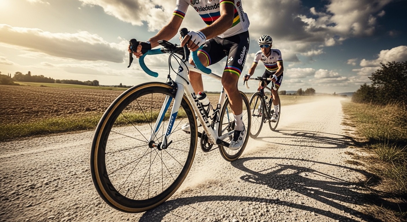Découvrez comment le jeune Paul Seixas a impressionné Tadej Pogacar aux Strade Bianche 2026 avec une 2e place héroïque. Le Slovène le voit déjà comme un futur monstre du cyclisme !