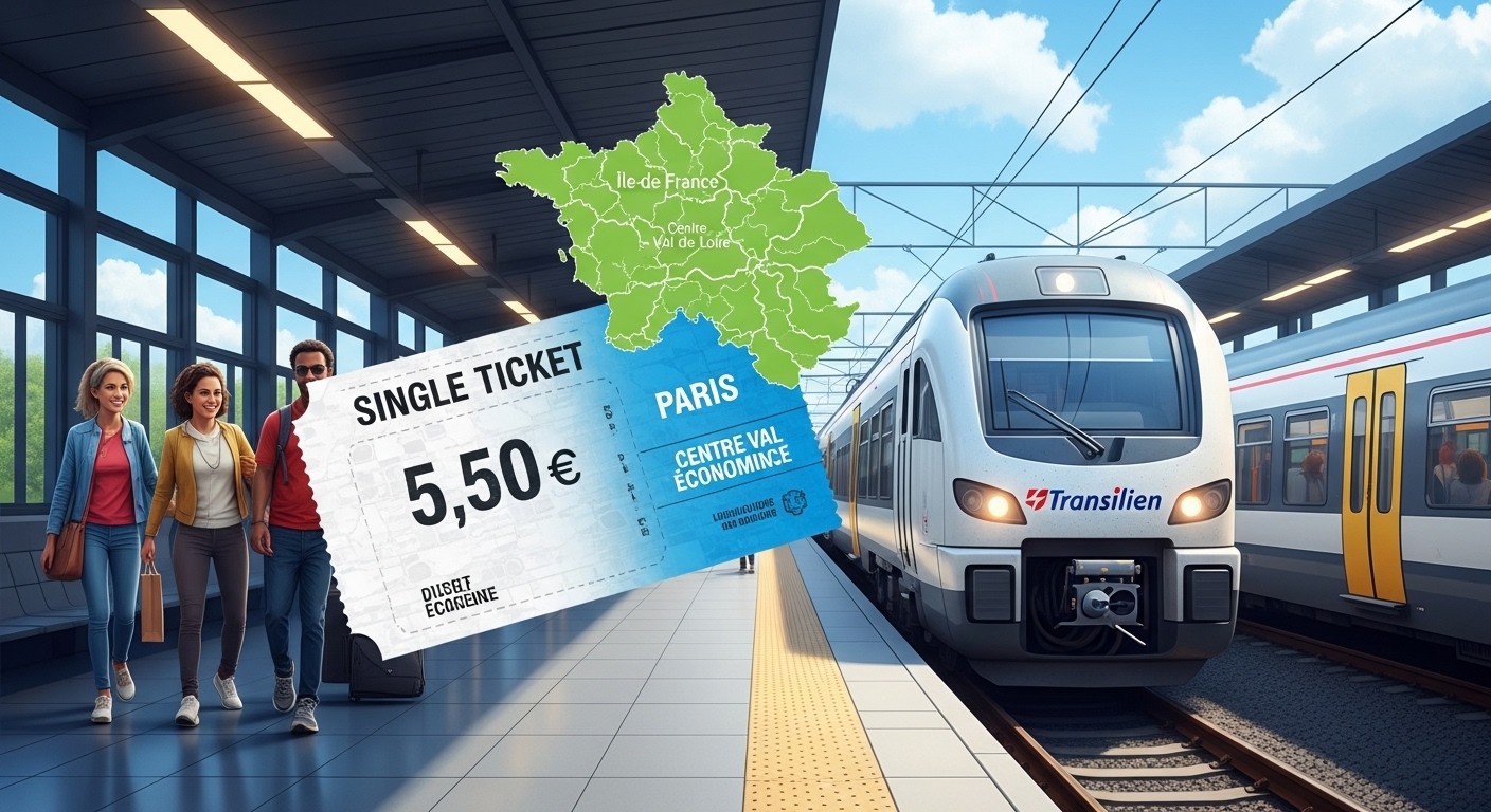 Découvrez le nouveau tarif unique à 5,50 € sur les Transiliens pour Paris-Montargis et Paris-Dreux dès l'automne 2026. Une économie majeure et plus de mobilité pour les usagers !