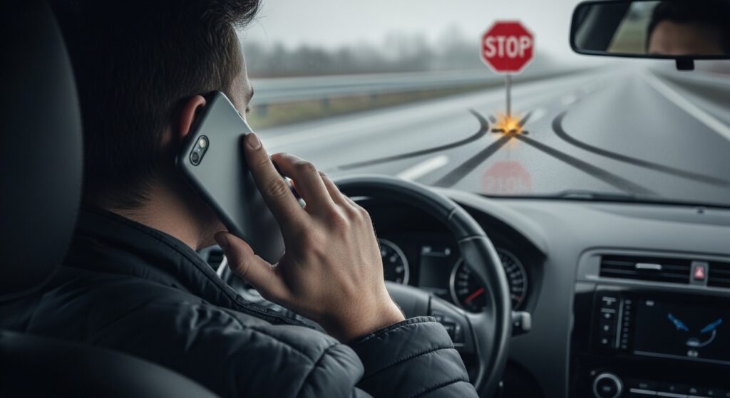 Téléphone au Volant : Suspension du Permis dans le Lot-et-Garonne