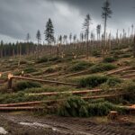 Tempêtes dans l’Hérault : Des Forêts Ravagées et des Centaines de Milliers d’Arbres à Terre