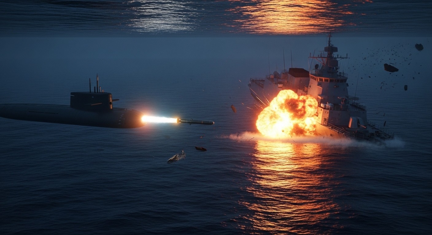 Découvrez les détails du torpillage historique d’une frégate iranienne par un sous-marin US dans l’océan Indien, bilan tragique et implications géopolitiques explosives.