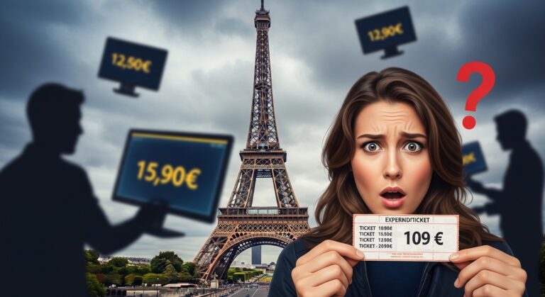 Tour Eiffel : Les Revendeurs qui Font Payer 109 € aux Touristes