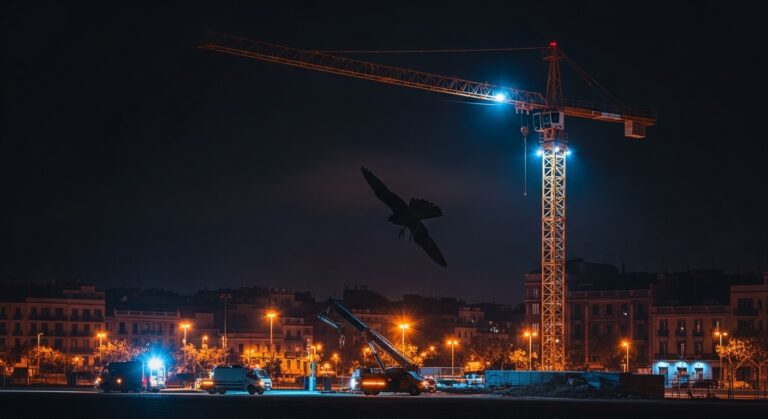 Touriste Ivre Chute d&rsquo;une Grue à Barcelone : Le Récit d&rsquo;un Accident Impressionnant