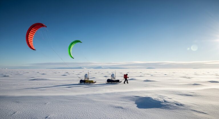 Traversée Antarctique en Kite-Ski : 4000 km pour la Science