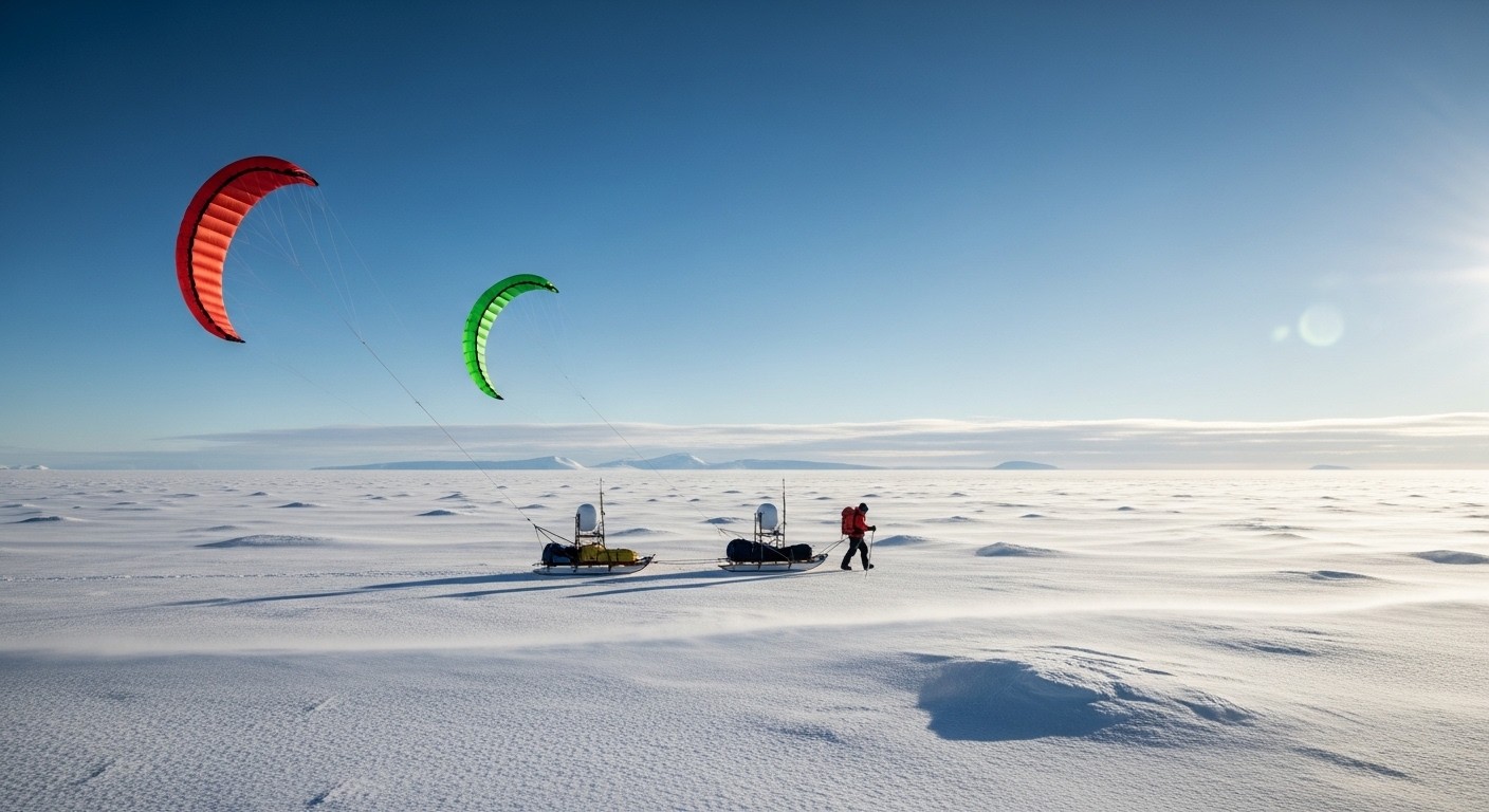 Deux Français ont réalisé l'exploit de traverser l'Antarctique en kite-ski sur 4000 km, collectant des données cruciales sur la glace. Découvrez les défis extrêmes et les enjeux climatiques de cette aventure scientifique unique.