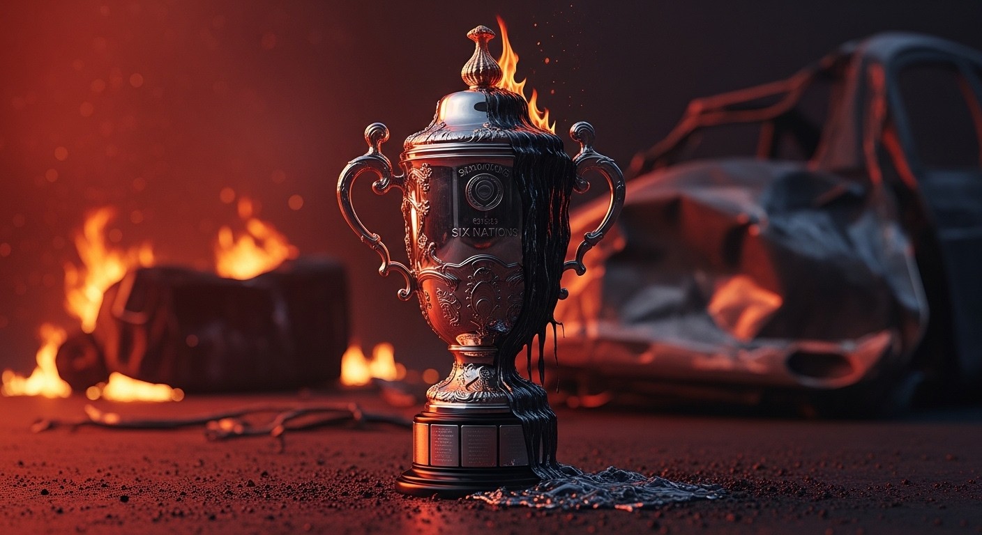 Découvrez comment le trophée emblématique du Tournoi des Six Nations a été détruit par un incendie lors d'un accident. Une réplique pour 2026, nouveau en 2027 : impact sur le rugby et les Bleus ?