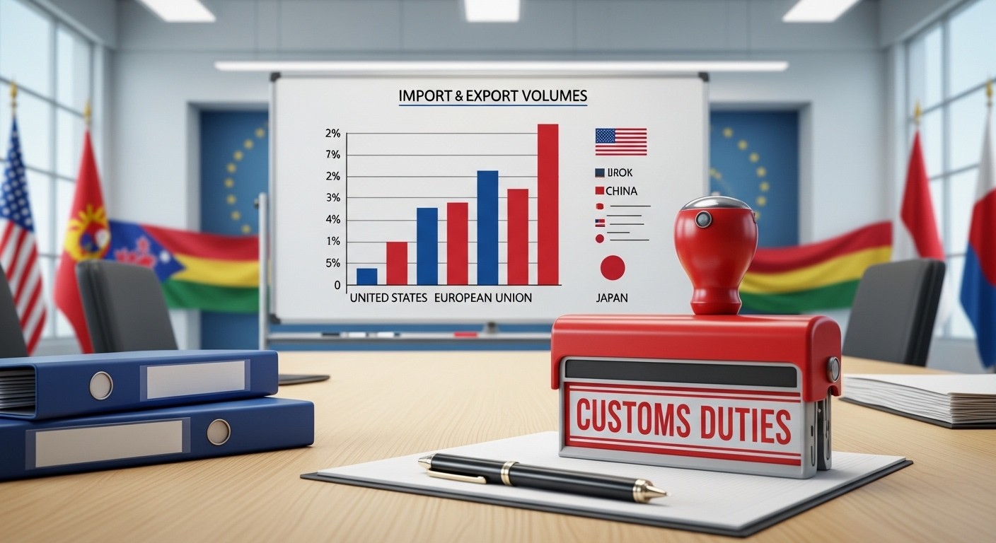 Donald Trump affirme son droit absolu d'imposer de nouveaux tarifs douaniers malgré la Cour suprême. Enquêtes sur le travail forcé visant 60 pays dont UE, Chine et Japon.