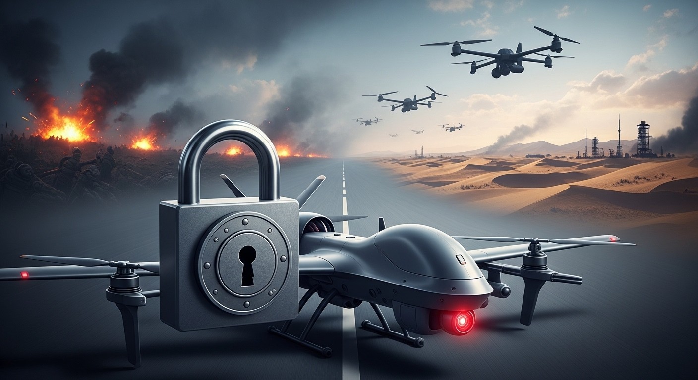 Découvrez pourquoi Volodymyr Zelensky impose un contrôle strict sur les exportations de drones ukrainiens, évitant les contournements par des pays étrangers. Un enjeu stratégique majeur au cœur de la guerre et des tensions au Moyen-Orient.