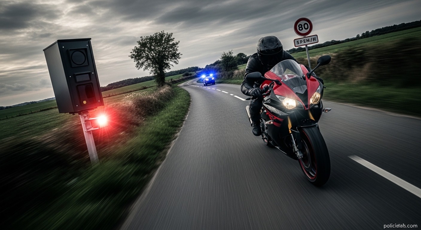 Un motard flashé à 199 km/h sur une route limitée à 80 dans le Val-d'Oise voit sa moto saisie et son permis suspendu. Retour sur cet excès extrême et la lutte contre les rodéos.