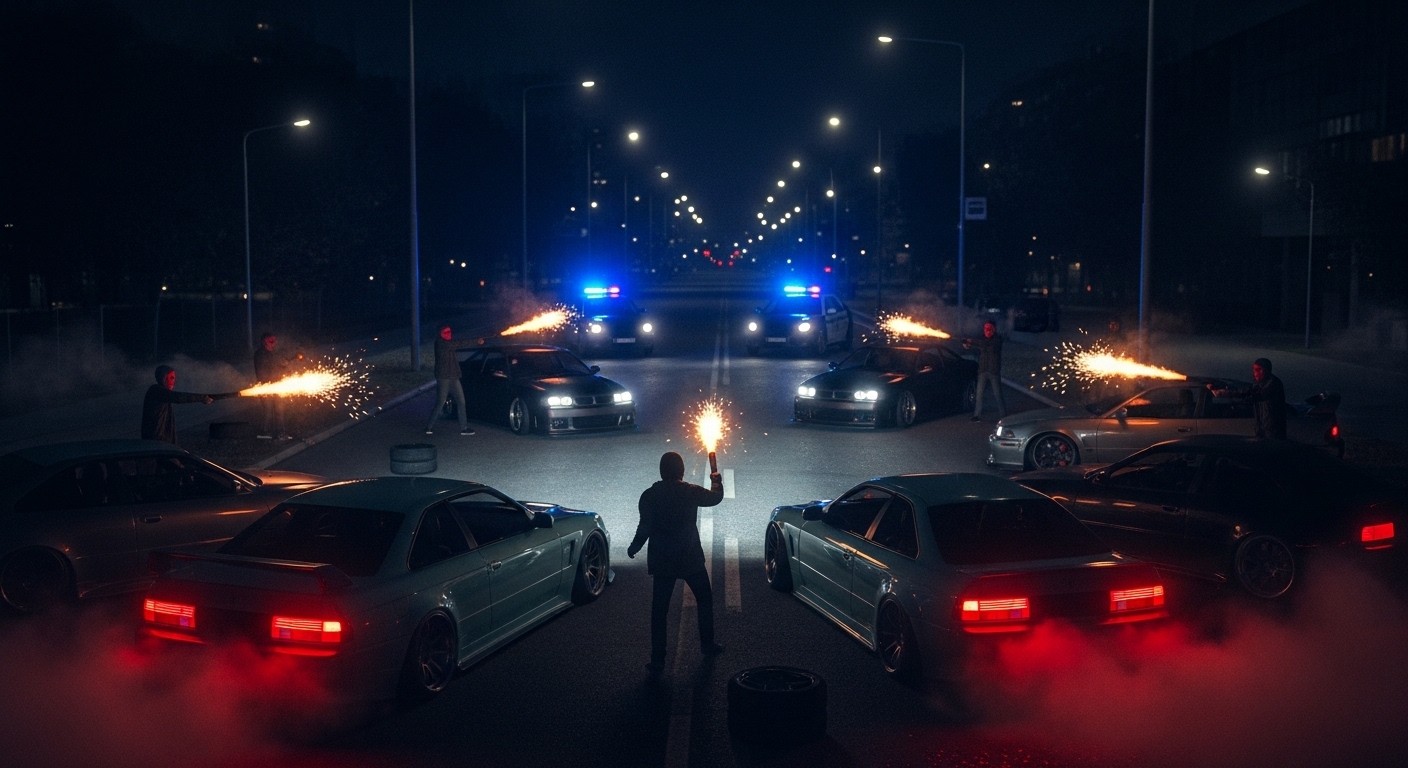 Dans la nuit à Goussainville, des policiers intervenant sur un run sauvage ont essuyé des tirs de mortiers. Huit gardes à vue, véhicules endommagés : que se passe-t-il vraiment dans ces rassemblements illégaux ? Décryptage complet.