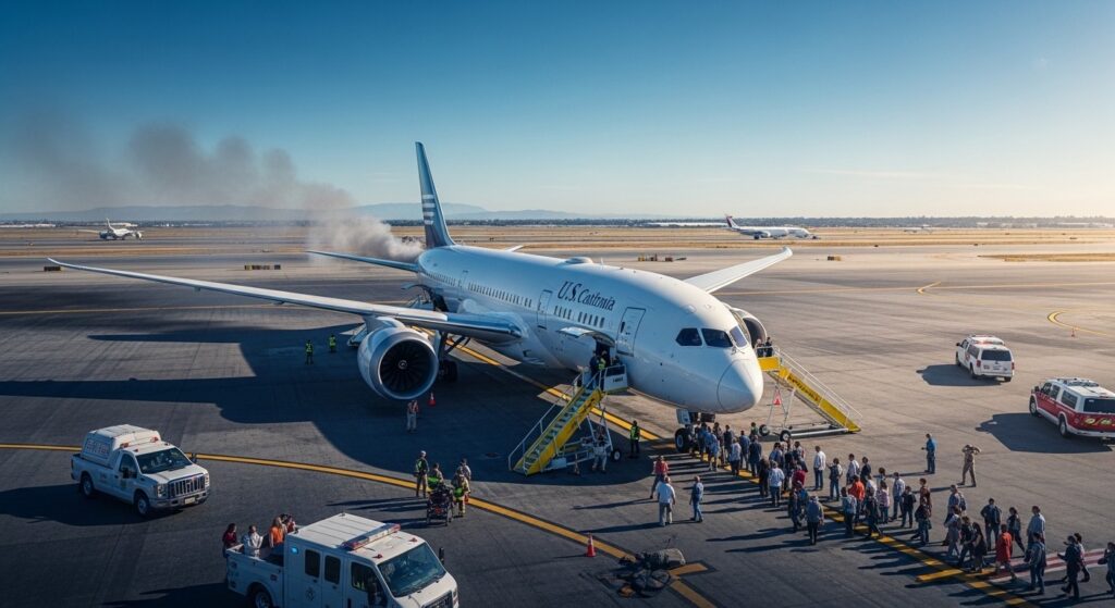 Vol United : Début d&rsquo;Incendie Moteur, Demi-Tour Dramatique à LAX