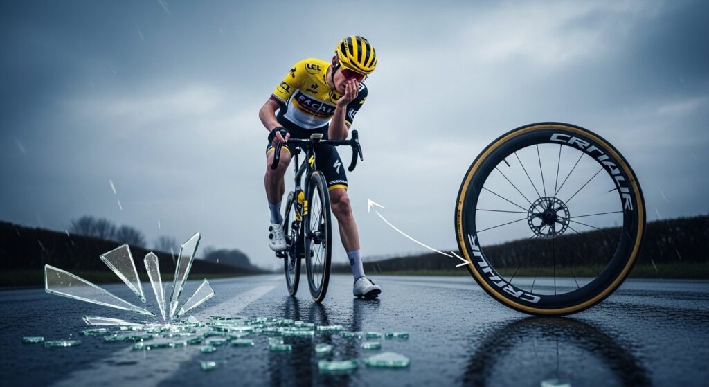 Wout van Aert Crie au Sabotage Après Crevaison Mystérieuse
