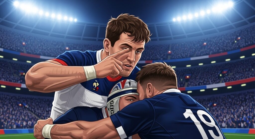 XV de France : Audition d&rsquo;Oscar Jégou Reportée, Sanction en Suspens