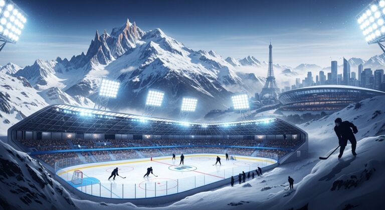 Alpes 2030 : Hockey Olympique, Paris ou Décines ?- Structure article with hook, H2 on localization stakes, and H3s on context, Paris vs Décines options, pros cons, and implications.