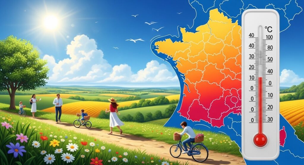 Chaleur Précoce en Avril : Avant-Goût d&rsquo;Été sur la France