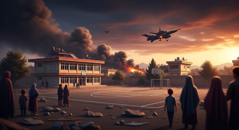 École Iranienne Touchée par Missile Américain : Le Drame de Lamard