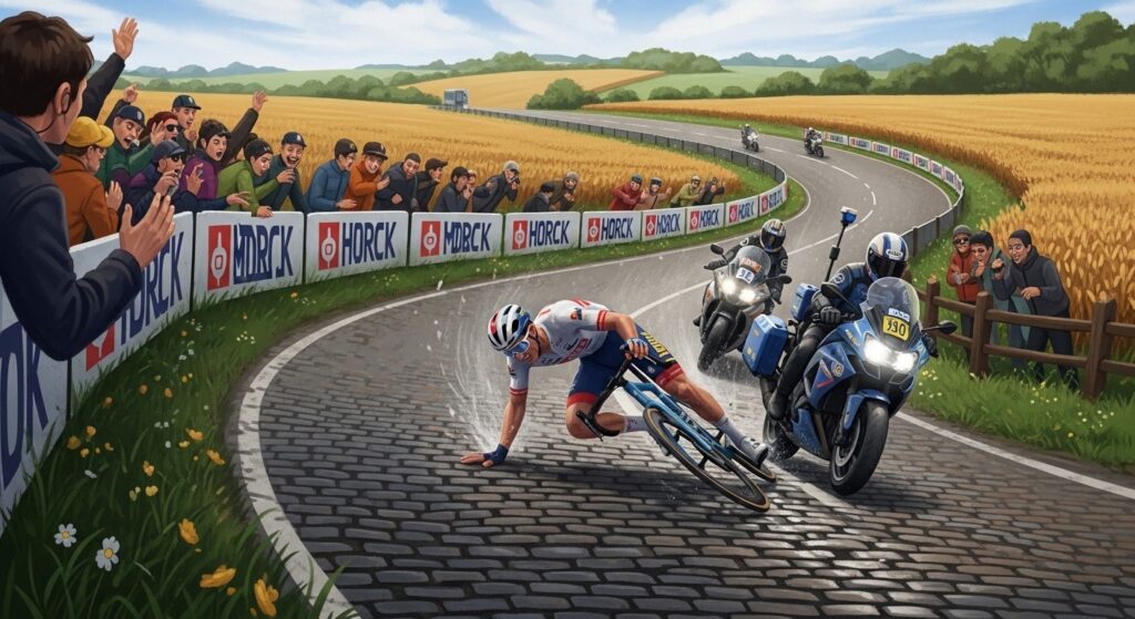 Ennevelin : Le Virage Qui a Coûté Paris-Roubaix à Pogacar