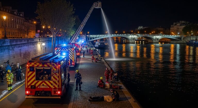 Exercice Pompiers Paris : Quais de Seine Fermés pour Simulation Géante