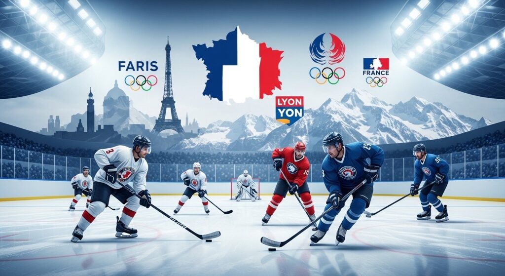 JO 2030 : Hockey sur Glace Masculin à Paris ou Lyon ?