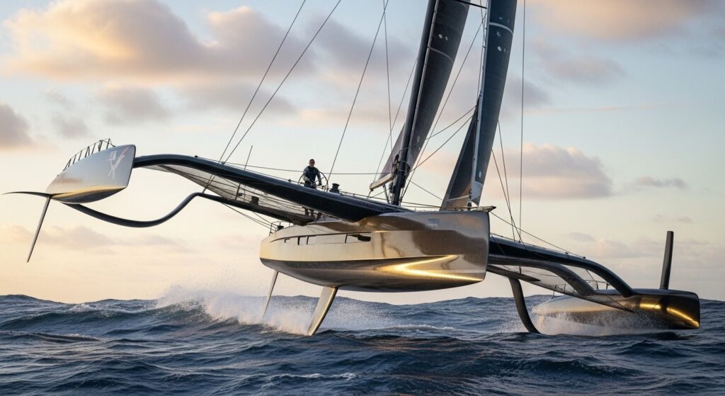 Louis Burton : Le Rêve Ultim des Bateaux Volants Prend son Envol