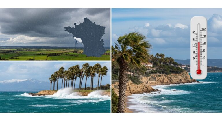Météo France : Pluie, Vent Fort et Températures en Hausse Cette Semaine