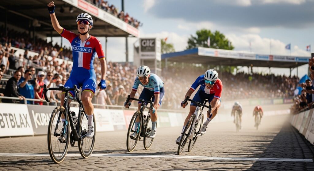 Paris-Roubaix Femmes 2026 : Koch Crée la Sensation en Battant Vos et Ferrand-Prévot