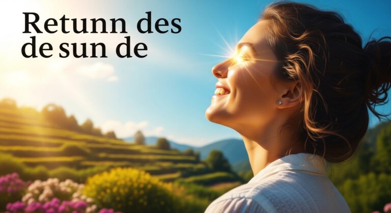 Retour du Soleil : Pourquoi Il Nous Redonne Autant d&rsquo;Énergie et de Bonheur
