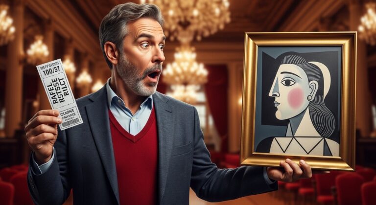 Un Parisien Gagne un Picasso à 1,45 Million pour 100 Euros