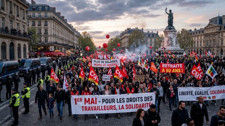 1er Mai 2026 : Manifestations Massives en France et Débats sur le Travail