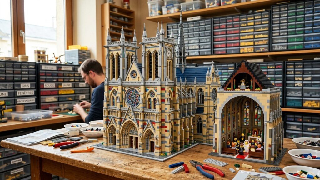 30 000 Briques Lego : La Cathédrale de Troyes Prend Vie